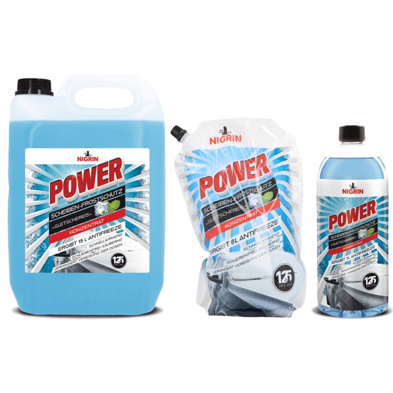 NIGRIN ruitenontdooier POWER concentraat, tot -52°C, 5 liter